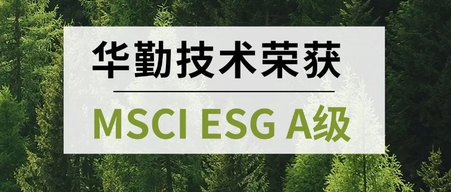 国际认可 首评获A｜今年会官网登录入口手艺荣获MSCI ESG A级权威一定